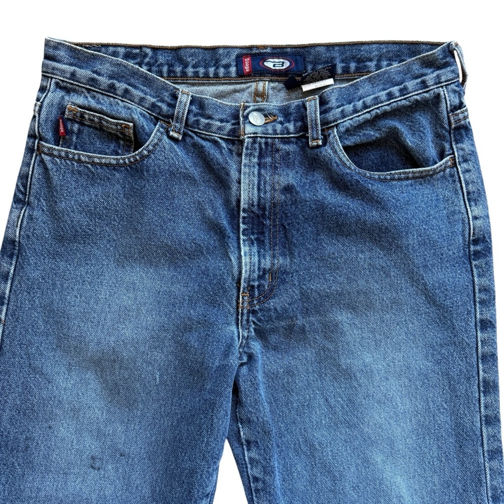 VTG 90s Y2K Bongo Jeans Women’s 30 Blue Medium Wash Relaxed Straight High Rise